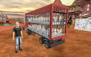 Chicken Transporter Truck – Poultry Farm Builder screenshot 0