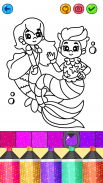 Mermaid Games: Coloring Pages screenshot 0