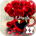 ★เปลี่ยนธีมฟรี★Roses & Hearts Icon