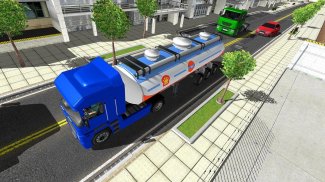 Big Oil Tanker Truck US Oil Tanker Driving Sim screenshot 3