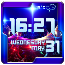 Cool Weather Clock Widget