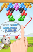 Juegos de burbujas Gatos screenshot 1