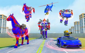 Car Robot Transform Game 2021 - Horse Robot Games screenshot 1