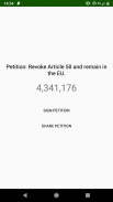 Revoke Article 50 Petition Counter screenshot 0