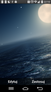 Ocean At Night Live Wallpaper screenshot 0