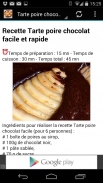 Recettes de Tartes aux Poires screenshot 3