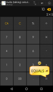 Аудио (говорящий) калькулятор screenshot 3