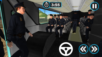 Police Bus Simulator Bus Game screenshot 5