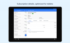 Subscription Management App - Zoho screenshot 0