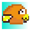 Quadrat Vogel Spiel Icon