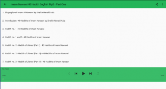 Al-Nawawi's 40 Hadith English Commentary Part One screenshot 0