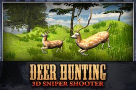กวางล่าสัตว์ 3D Sniper ยิง screenshot 4