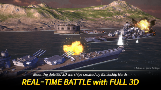 Warship Fleet Command : WW2 Naval War Game screenshot 0