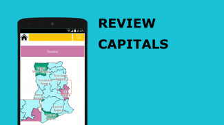 Map Puzzle Quiz 2020 - Ghana - Regions, capitals screenshot 1