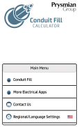 Prysmian Group Conduit Fill screenshot 10