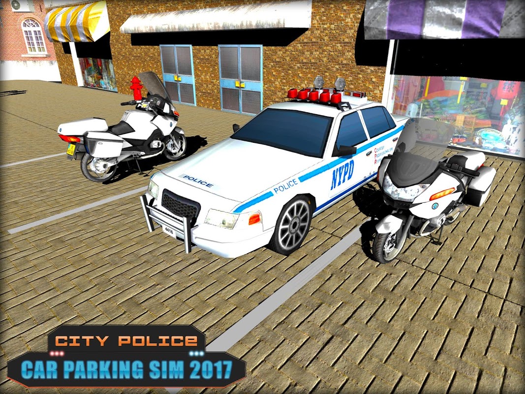 Jogo de estacionar carros da polícia em cima do caminhão, US Police City  Car Transport Truck 3D, kid 