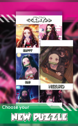 Nezuko Puzzle Game Anime KNY screenshot 1