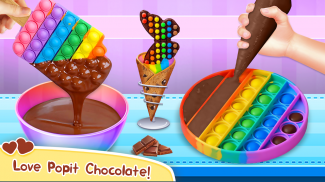 Pop it Chocolate Cake Maker screenshot 1