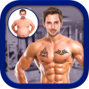 Men Body Styles SixPack tattoo - Photo Editor app Icon