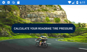 Bike tire pressure calculator screenshot 0