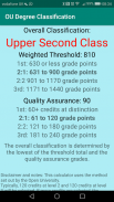 OU Degree Classification Calculator screenshot 1