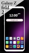 Theme for Samsung Galaxy Z Fold 2 screenshot 1