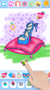 Glitter Beauty Coloring Pages screenshot 5