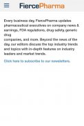 FiercePharma screenshot 2