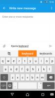 Xperia Keyboard Screen