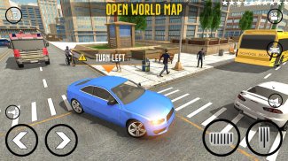 Car Driver City Roads Game screenshot 2