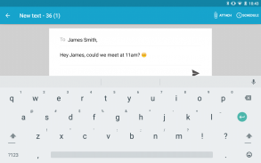Tablet SMS↔SMS vom Tablet&Sync screenshot 2