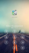 AppLock Theme Road screenshot 1