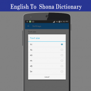 English To Shona Dictionary screenshot 2