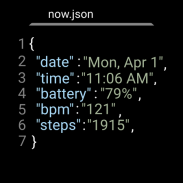 now.json - JSON Watch Face screenshot 5