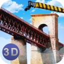 Bridge Construction Crane Sim Icon