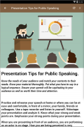 PUBLIC SPEAKING TIPS screenshot 0