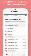 Aadhi PDF Converter - Convert PDF To All Formats screenshot 0