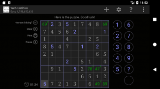 Web Sudoku screenshot 9