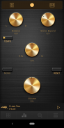 Marshall - Dark Retro Gold/Metal Poweramp V3 Skin screenshot 3