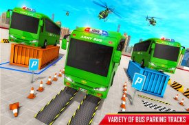 لعبة وقوف الحافلة الجيش: ألعاب الحافلة screenshot 7