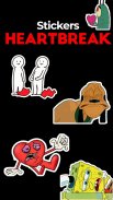 Sad love Stickers for Whatsapp WAStickersApps 2020 screenshot 2