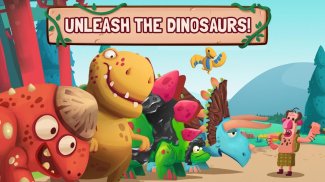 Dino Bash - Dinosaurs v Cavemen Tower Defense Wars screenshot 6