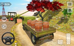 Army Vehicle Cargo Transport: Truck Driving Games screenshot 0