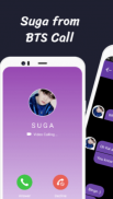 Suga BTS Video Call & Chat ☎️ Suga BTS Call you ☎️ screenshot 4