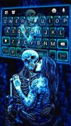 Tema Keyboard Ghost Lovers Kiss screenshot 1