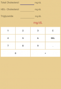 LDL-Cholesterol calculator screenshot 1