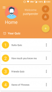 Create Your Quiz - Custom and TV Show Quiz Creator screenshot 0