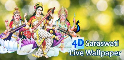 4D Saraswati Live Wallpaper