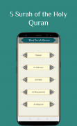 Panj Surah Quran - Audio and Read with translation screenshot 3