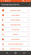 Concrete Easy Calc Pro screenshot 1